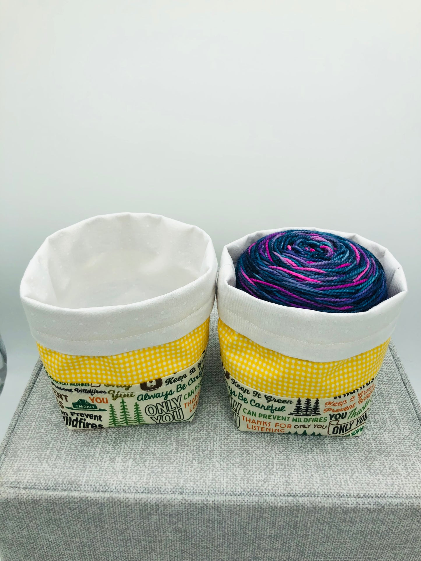 Smokey Sayings Color Block| Knitting and Crochet Yarn Cozies | 100g (Set of 2)